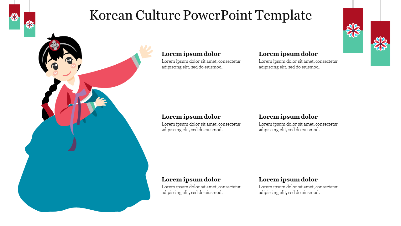 Free - Korean Culture PowerPoint Template and Google Slides